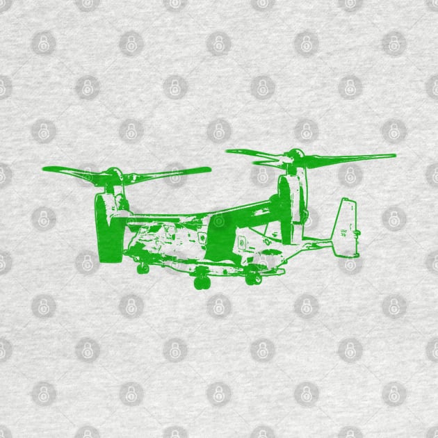 Bell Boeing V-22 Osprey - Green Design by PlaneJaneDesign